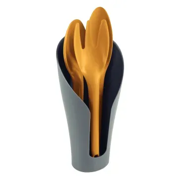 Jogo Jardinagem Cocoon Tramontina Amarelo com Contenedor Grafite 3
